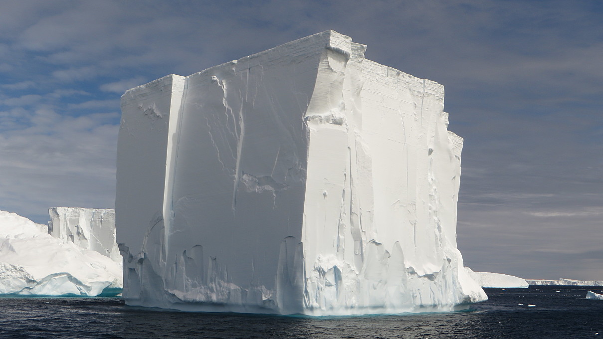 antarctic sound tabular iceberg